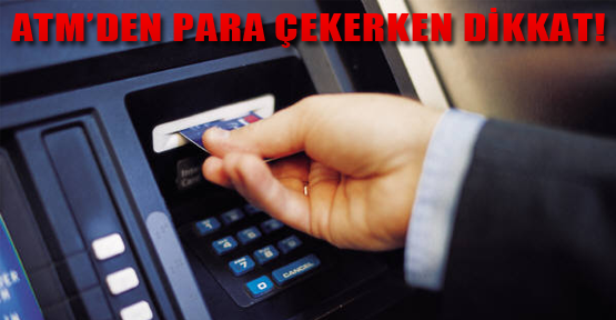 ATMDEN PARA ÇEKERKEN HASTANELİK OLDU