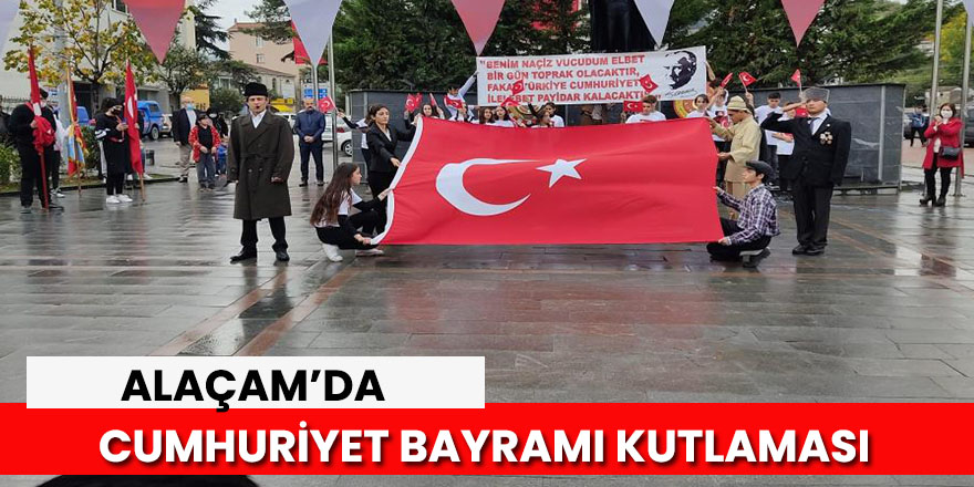 Alaçam'da Cumhuriyet Bayramı kutlandı