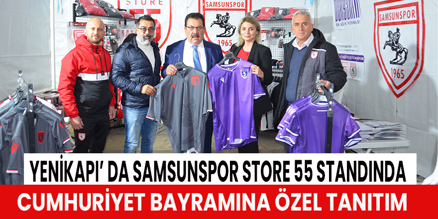 Samsunspor Store55 Standında Cumhuriyet Bayramına Özel Tanıtım