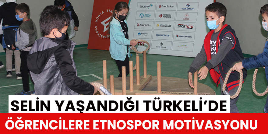 Selin yaşandığı Türkeli’de öğrencilere etnospor motivasyonu