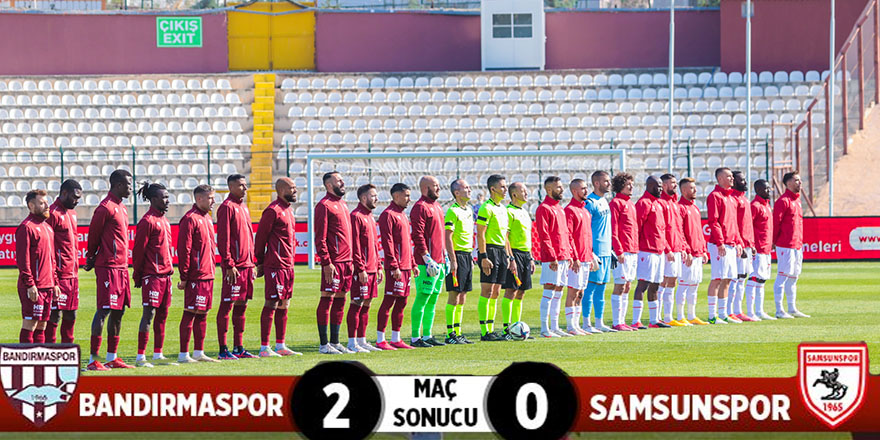 SAMSUNSPOR'DA SORUN DEVAM EDİYOR