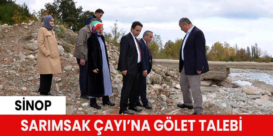 Sarımsak Çayı’na gölet talebi