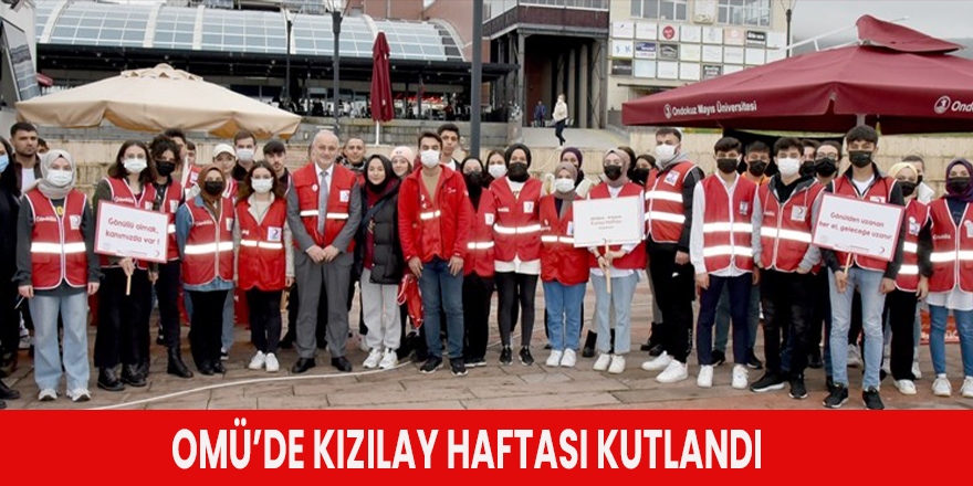 OMÜ’de Kızılay Haftası kutlandı