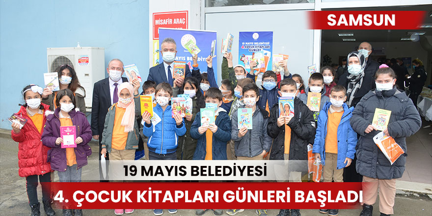 19 Mayıs Belediyesi 4. Çocuk Kitapları Günleri başladı