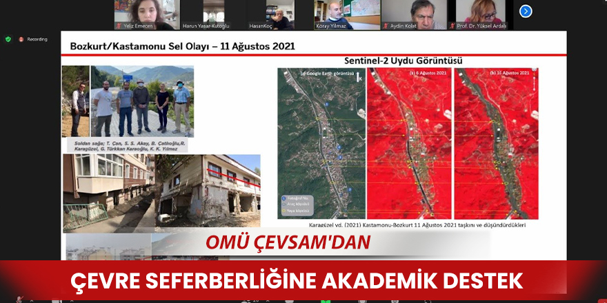 OMÜ ÇEVSAM'dan çevre seferberliğine akademik destek