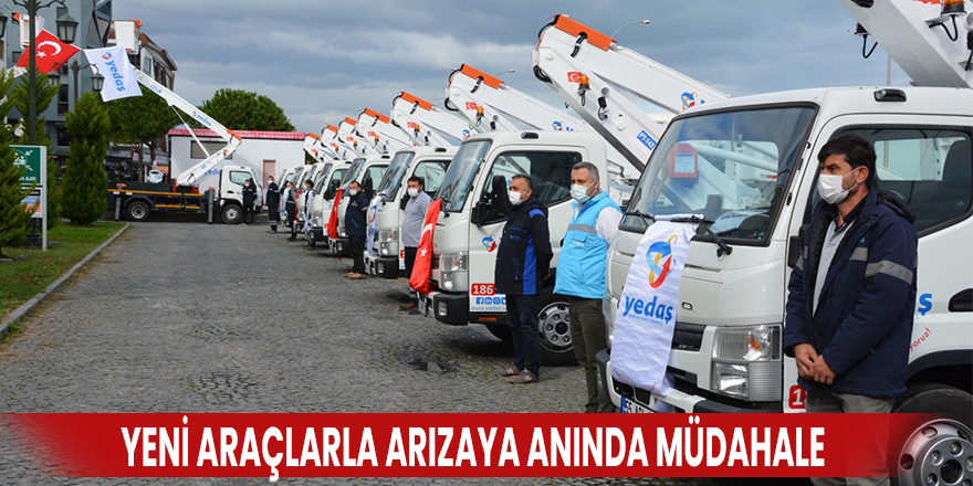 Yeni araçlarla arızaya anında müdahale