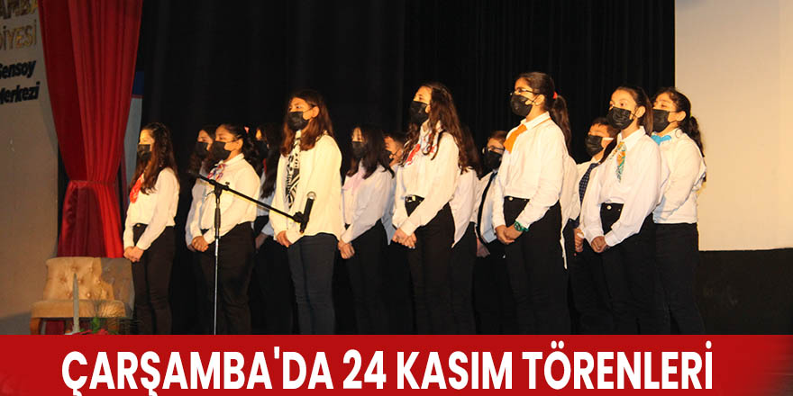 Çarşamba'da 24 Kasım törenleri