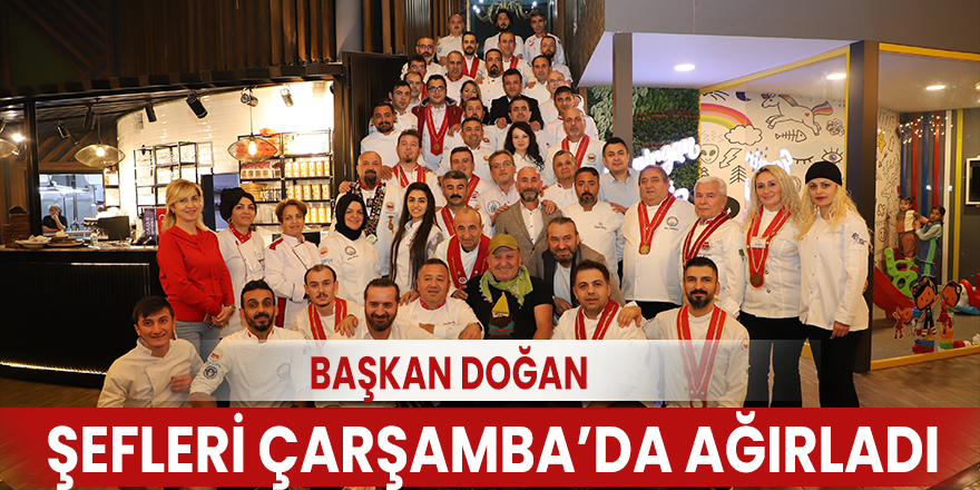 Başkan Doğan şefleri Çarşamba’da ağırladı