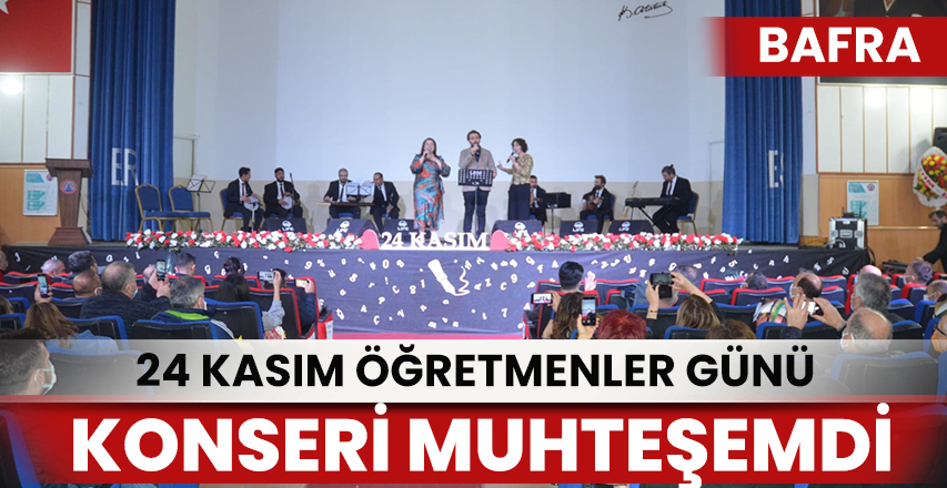 Bafra Milli Eğitim Müdürlüğü’nden Muhteşem Konser