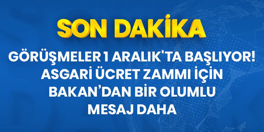 Asgari Ücret Tespit Komisyonu ilk toplantısını 1 Aralık'ta yapacak