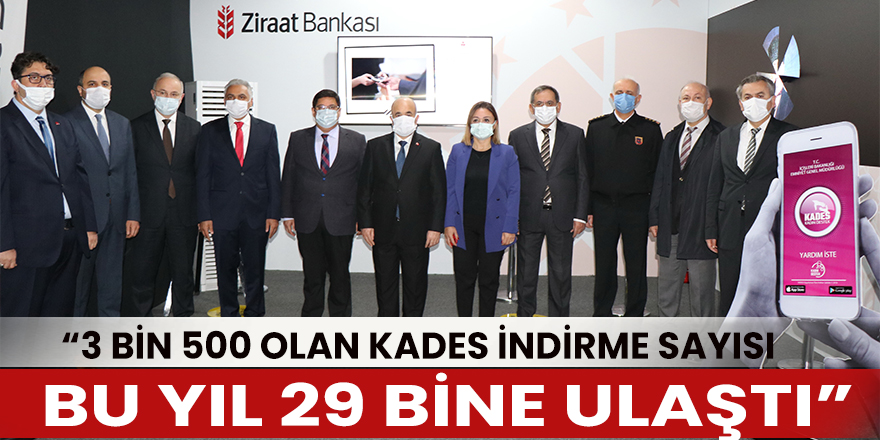 Vali Dağlı: “3 bin 500 olan KADES indirme sayısı bu yıl 29 bine ulaştı”