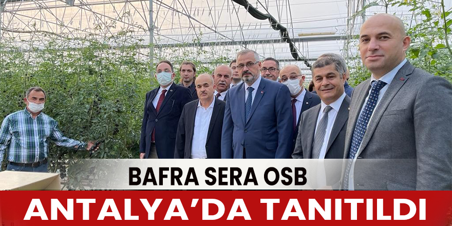 Bafra Sera OSB Antalya’da tanıtıldı