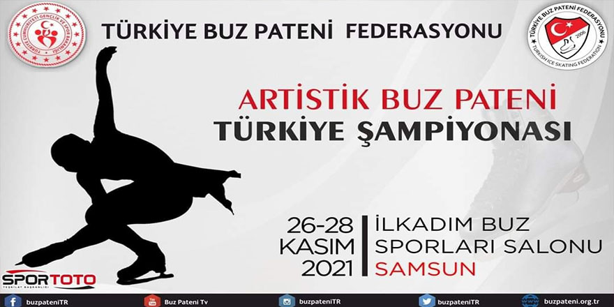 Artistik Buz Pateni Türkiye Şampiyonası Samsun’da yapılacak