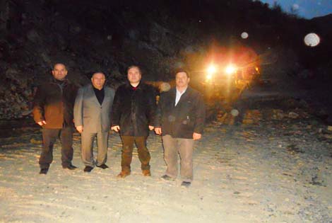 BAFRA KAYKAMI ALİ KATIRCI KÖY YOLLARINDA