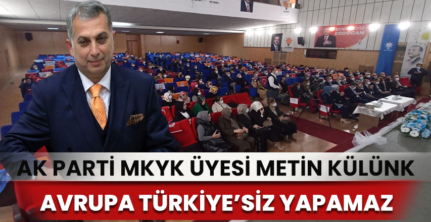 AK Parti MKYK Üyesi Metin Külünk Danışma Toplantısına katıldı