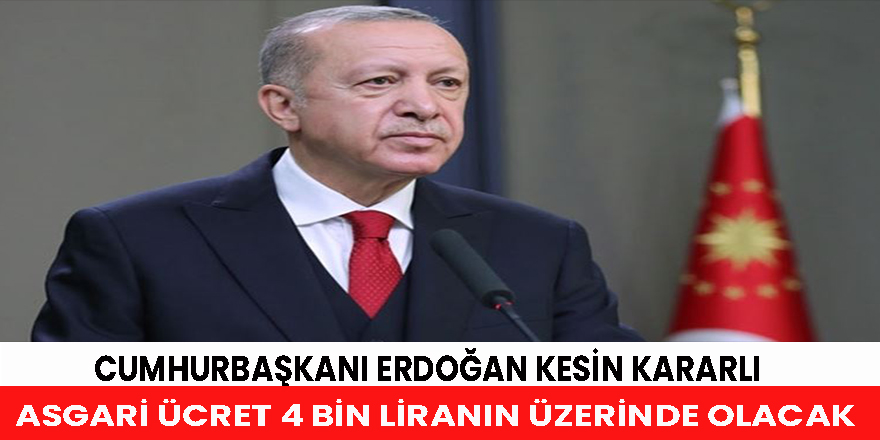 AK Parti kulislerinde konuşuluyor: Cumhurbaşkanı Erdoğan kesin kararlı, asgari ücret 4 bin liranın üzerinde olacak