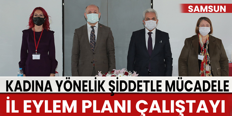 Samsun’da Kadına Yönelik Şiddetle Mücadele İl Eylem Planı Çalıştayı