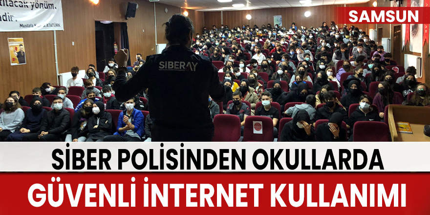 Siber polisinden okullarda "Güvenli internet kullanımı ve siber zorbalık" eğitimi