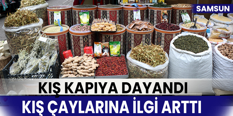 Kış çaylarına ilgi arttı