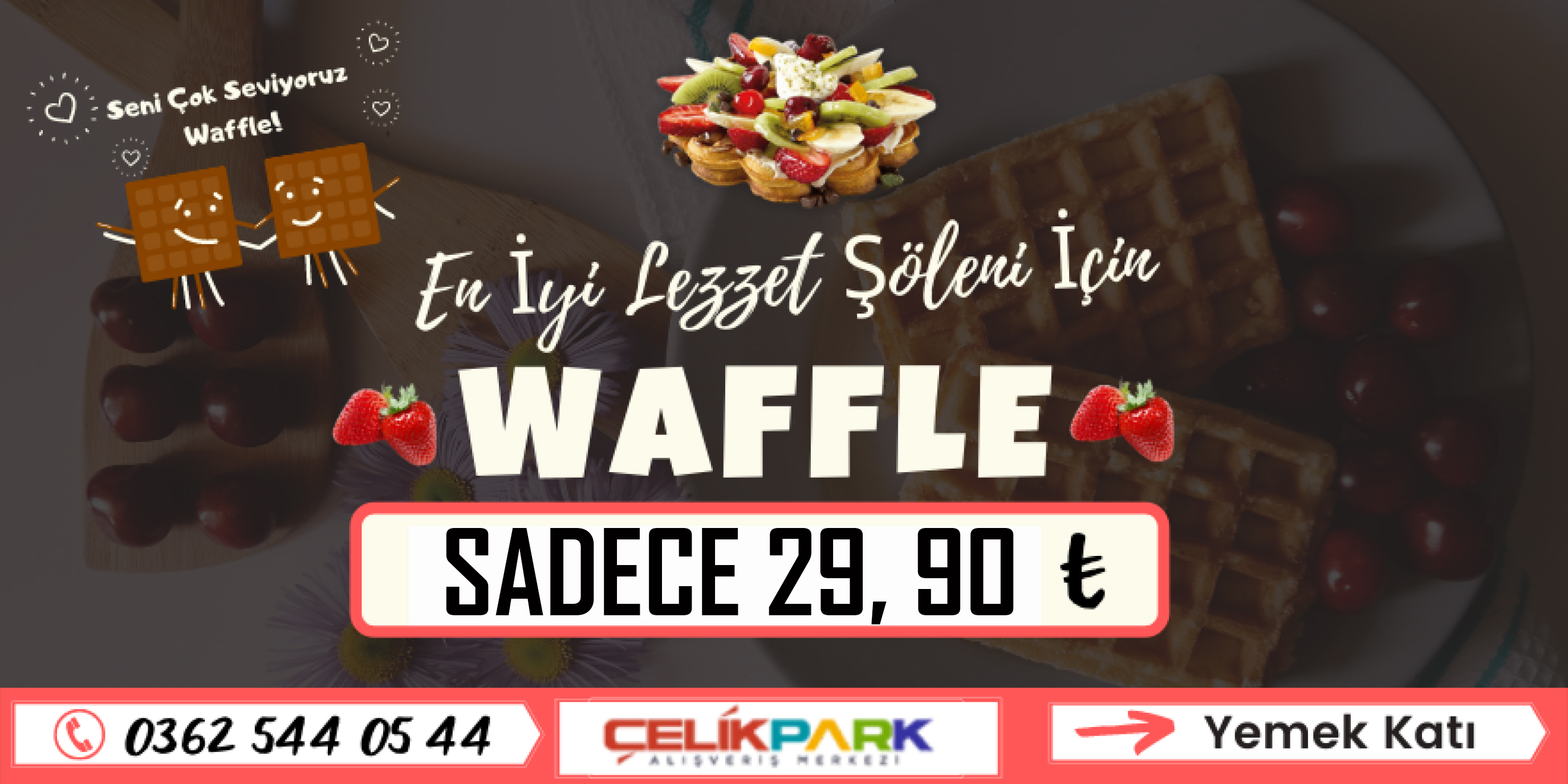 En iyi lezzet şöleni için Waffle!