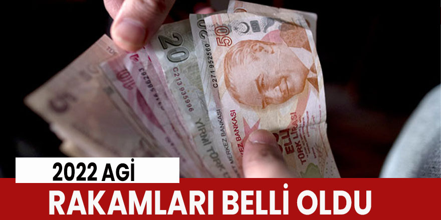 2022 AGİ rakamları belli oldu