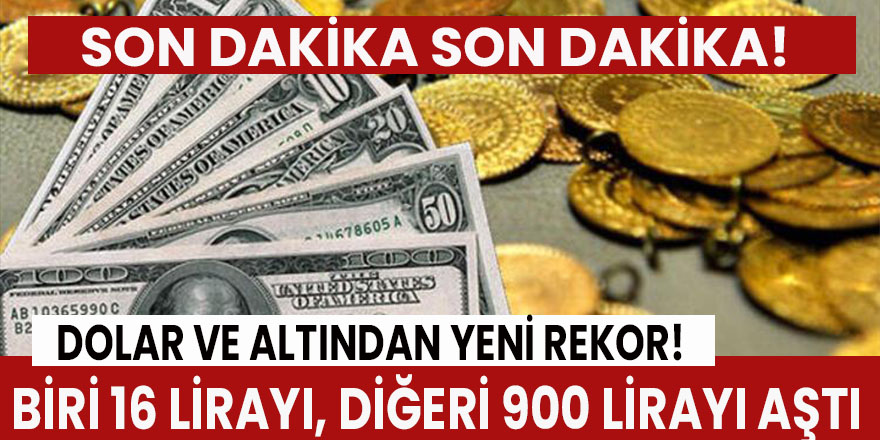 Dolar ve altından yeni rekor!