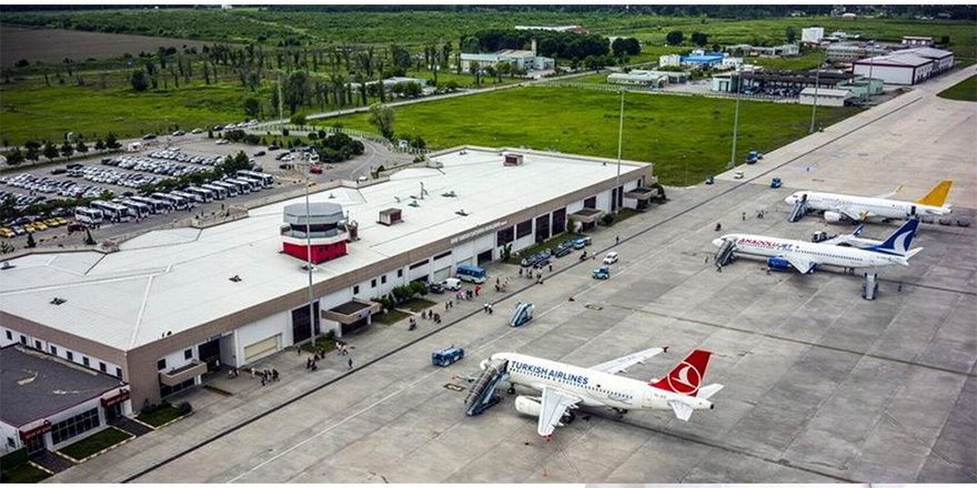 Samsun’da havalimanı yolcu sayısı yüzde 28, uçak trafiği ise yüzde 8 arttı