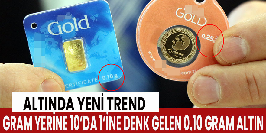 Altında yeni trend