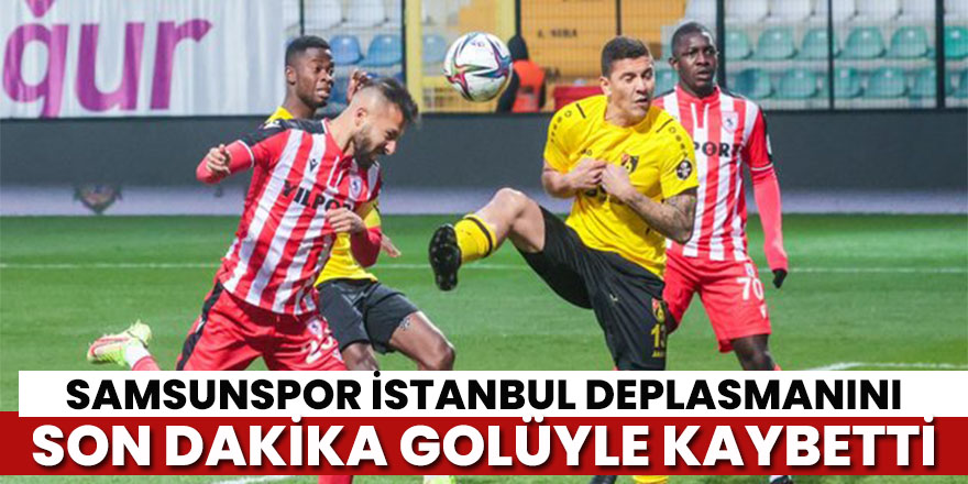İstanbulspor-Samsunspor: 2-1