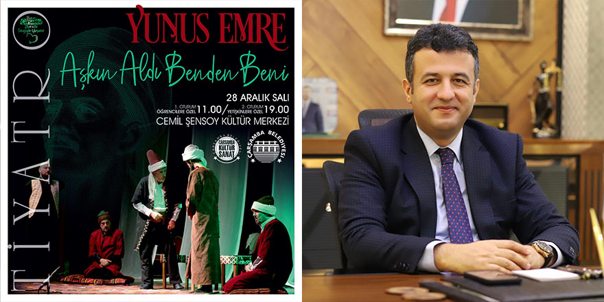 “Yunus Emre” Çarşamba’da anılacak