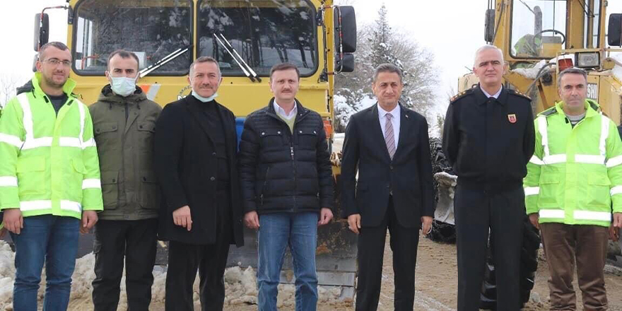 Sinop’ta kardan kapalı köy yollarının tamamını ulaşıma açıldı