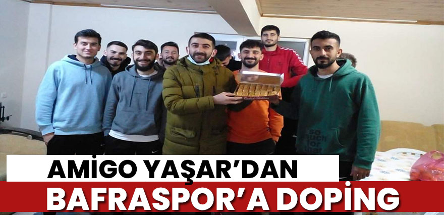 Amigo Yaşar'dan doping