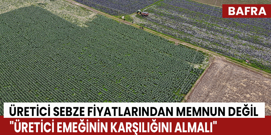 Üretici kışlık sebze fiyatlarından memnun değil