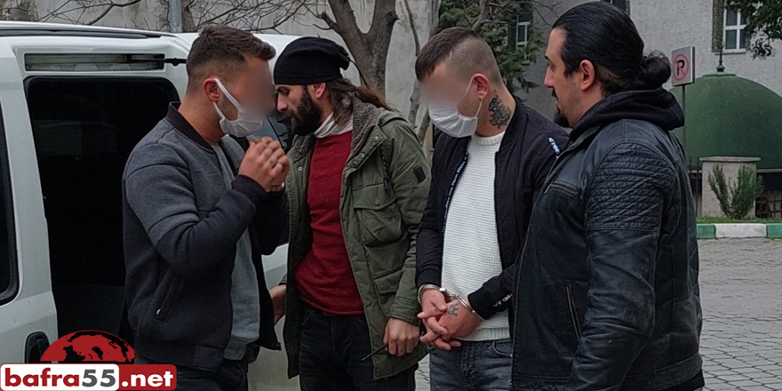 Samsun'da silahlı saldırıda gözaltına alına 3 kişi tutuklandı