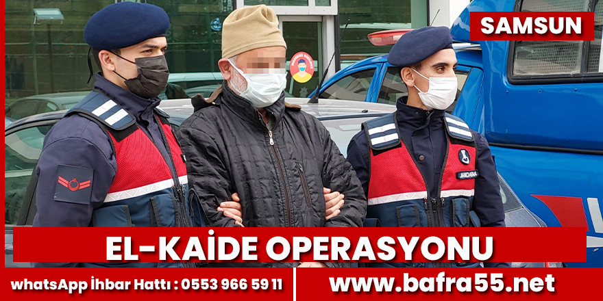 Samsun'da El-Kaide operasyonu