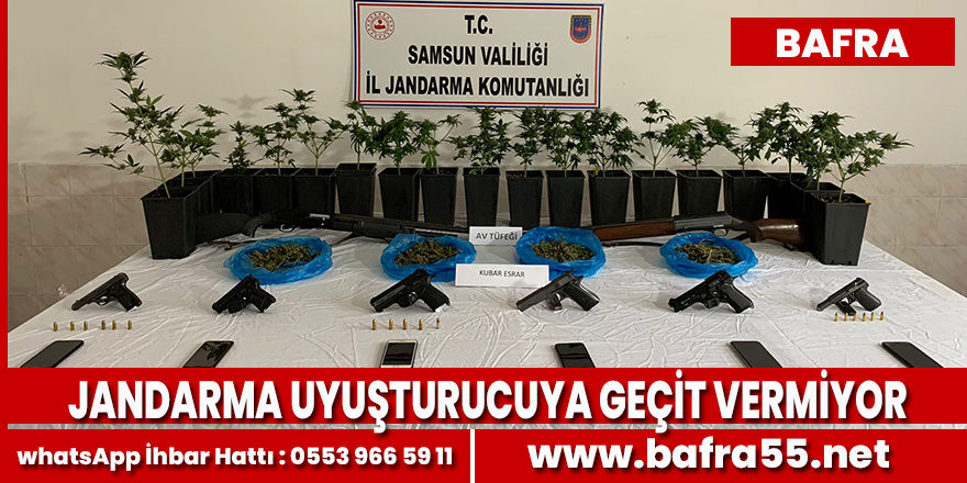 Jandarma Uyuşturucuya Geçit Vermiyor