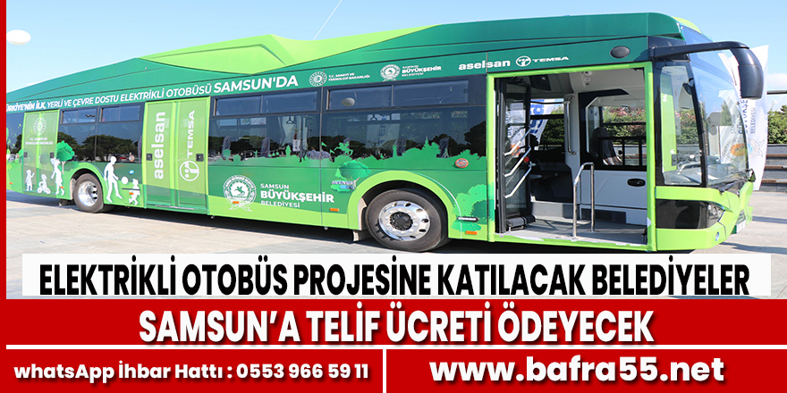 Projeye katılan Belediyeler telif ücreti ödeyecek