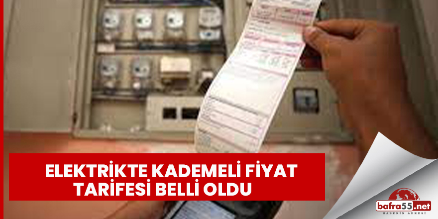 Elektrikte kademeli fiyat tarifesi