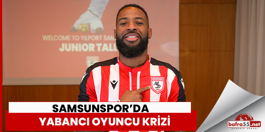 Samsunspor’da yabancı oyuncu krizi