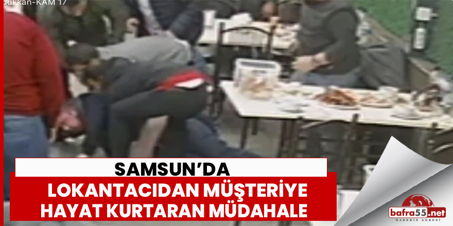 Lokantacıdan zamanında müdahale