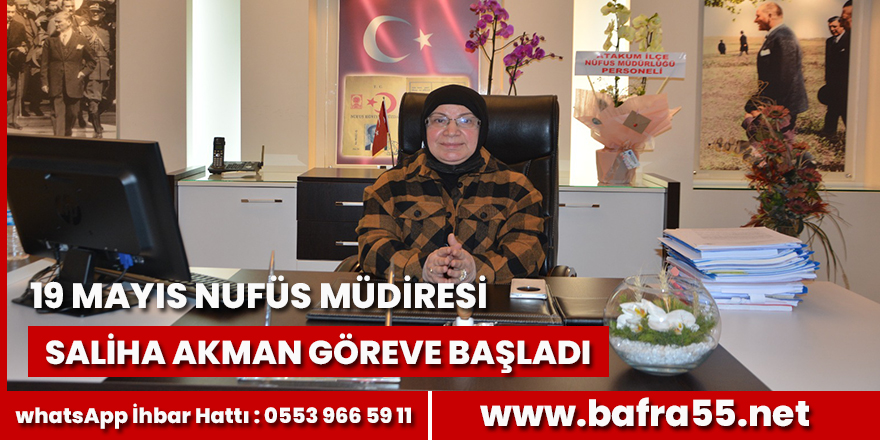 19 Mayıs Müdüresi Görevine Başladı