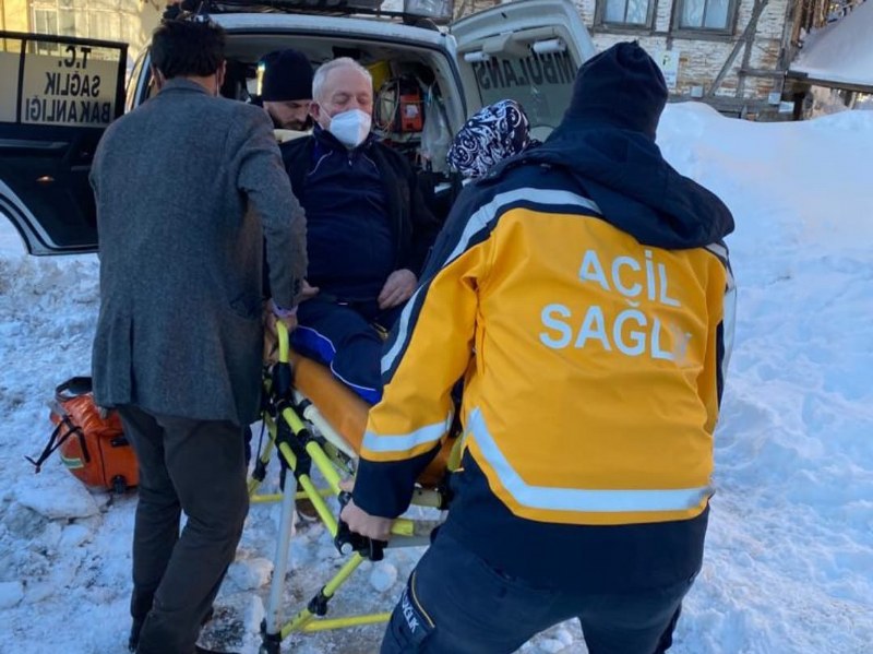 Sinop'ta hasta için ekipler seferber oldu