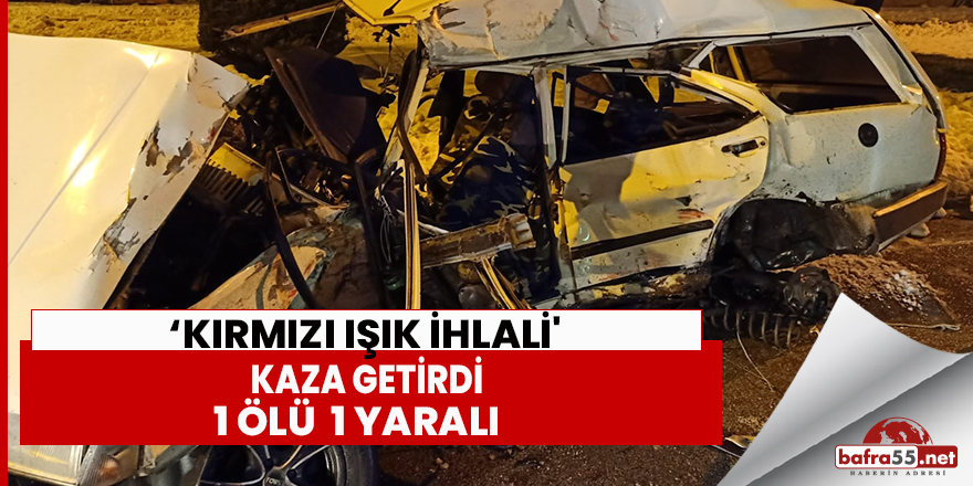 ‘Kırmızı ışık ihlali' kaza getirdi