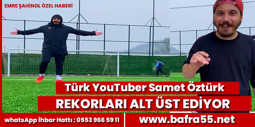 Türk Youtuber Samet Öztürk