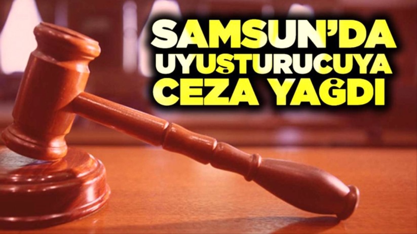 Samsun'da uyuşturucu tacilerine ceza yağdı