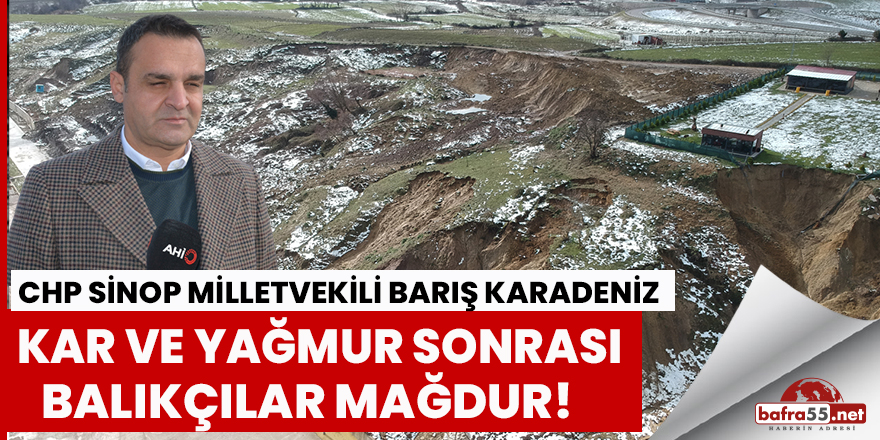 Sinop'ta Balıkçılar Mağdur