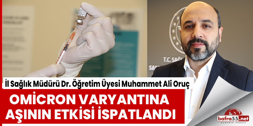 Omicron varyantına aşının etkisi ispatlandı