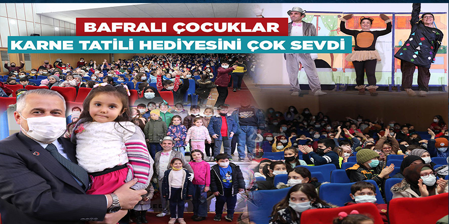 Bafralı Çocuklar Karne Tatili Hediyesini Çok Sevdi