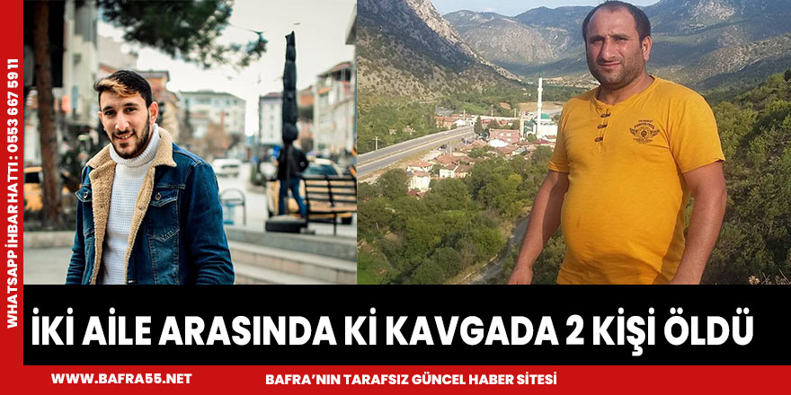 Sinop'ta iki aile arasındaki kavgada 2 kişi öldü