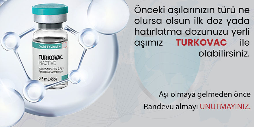 Samsun'da yerli aşı Turkovac uygulaması başlıyor
